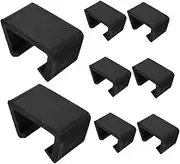 OFFSCH 8pcs Patio Sofa Clips Rattan Furniture Clamps For Office Dining And Lounge Chairs Stability Retainer Clip Accessory Sofa Chair Fastener Plastic Clamp