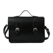 Women Retro Solid Color Shoulder Messenger Crossbody Bags Ladies Fashion PU Leather Preppy Style Backpack Handbag