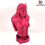 3D Printed Wanda Maximoff Scarlet Witch Bust - Avengers, Wandavision