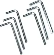 ZDingTech 6pcs 5/32 Allen Wrench sets,5/32" Hex Key Wrench set,allen key Door Key L Shaped with Long Arm.