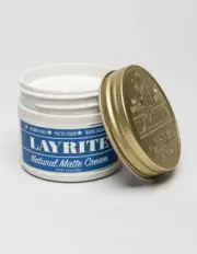 Layrite Natural Matte Cream 4.25oz Medium Hold Matte Finish Hair Styling Wax