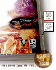 Very Rare MISSPELLED Saints Row IV Gat Out Of Hell (PS3) First Edition Australian Version