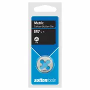 Sutton M4000700 - Button Die - Carbon: M7 x 1.0mm 1" OD