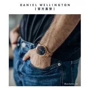 【Daniel Wellington】DW 手錶 Iconic Link 28/32/36/40mm精鋼錶 玫瑰金 男女