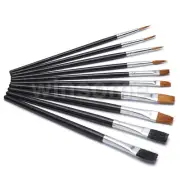10 Harris Artists Paint Brushes Set Taskmaster Fine Paintwork Hobbies Art Craft