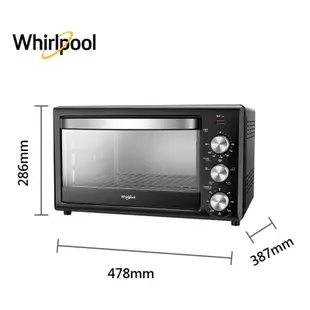 Whirlpool惠而浦 25L旋風烤箱 WTOM251B-9成新