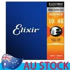 Elixir 12052 Electric Guitar Strings NANOWEB Nickel-plated Steel 6Pcs/Set New