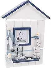 HOODANCOS 1Pc Creative Mediterranean Seagull Key Storage Box Multi Functional Home Storage Organizer for Entryway Decor Pine Material Stylish Sundries Basket