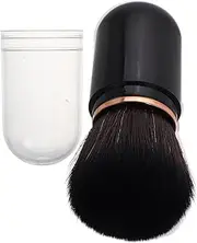 VICASKY Mini Retractable Makeup Brush Portable Travel Blush Foundation Brush for Outdoors Soft Skin Friendly Bristles for Smooth Application Compact Design for Go Makeup