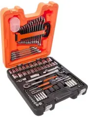Bahco 94 Piece 1/4in & 1/2in Socket + Combination Spanner Set (S87+7)