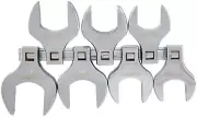 Sunex Tools 9740A 7 Piece 1/2" Dr. Metric Jumbo Crowfoot Wrench Set CRV