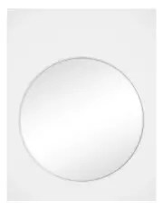 [Cooper & Co] Linda Round Wall Mirror 85cm in White