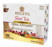 Slim Tea 9 Flavor Assortment 100 Ct - Weight Loss Herbal Supplement Cleanse and
