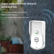 US Wireless Doorbell Intercom Rechargeable 1000m/3280ft Long Distance Smart US