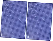 Beatifufu 2pcs PVC Self Healing Cutting Mat Durable Crafting Pad for Art DIY Projects School Office Use Flexible and Practical Design