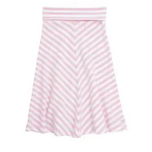 美國RuffleButts Sky Blue Striped Maxi Skirt -粉紅條紋長裙