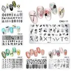 Cartoon Pattern Template Stencil Nail Stamping Plates Image Stencil Sponge Pen