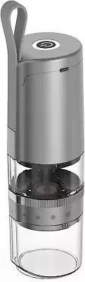 Coffee Grinder, Electric Portable Coffee Bean Grinder, Adjustable Burr Mill with