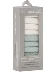 [Little Bamboo] Towelling Washer 10 Pack in Bayleaf