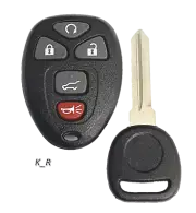 Replacement Keyless Entry Remote Fob + Chip Key 5 Button OUC60270 15913415
