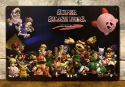 Nintendo Super Smash Bros Melee Gamecube Game Room Metal Tin Sign Poster 8”x12”