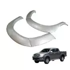 FRONT 1CO SILVER Fender Flares Arch FIT TOYOTA HiLux MK6 SR SR5 WORKMATE 05-11
