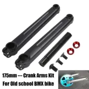 Cranks BMX Crank Arms BMX 3-piece Cranks 175 mm For Bike BMX Bicycle Old school