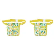2PK Annabel Trends Sprout Half Waist Garden Tool Holder Belt Bag Amalfi Citrus