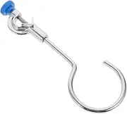 Gatuida Funnel Rack Flask Retort Ring Beaker Stabilizer Ring Funnel Support Funnel Holder Ring Stand Beaker Support Distillation Ring Clamp Support Support Clamp Iron Silver