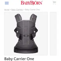 在飛比找蝦皮購物優惠-BabyBjorn baby carrier one 時尚丹