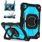 for Galaxy Tab A9 Plus Case 11 Inch, Rugged Case for Samsung Galaxy Black+Blue