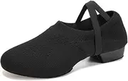 [VCIXXVCE] Women's Standard Practice Social Dance Shoes Beginner Ballroom Salsa Dance Training Shoes 1" Heel