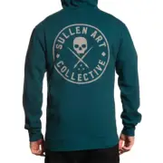 Sullen Art Collective Ever Teal Mens Pullover Hoodie Tattoo Clothing