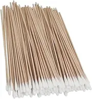 Baluue 6 Packs Cotton Stick Swab Cleaning Cotton Swabs Pet Grooming Tool Single Tip Cleaning Swabs Natural Cotton Swabs Pet Cotton Swabs Pet Cleaning Swabs Cleaning Cotton Sticks Wooden