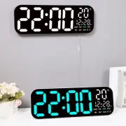 Large Display Digital Wall Clock with Remote Control for Easy Accessibility
