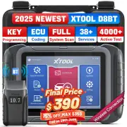 2025 XTOOL D8BT OBD2 Scanner Full System Diagnostic Tool Car Module E.CU Coding