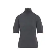 [Max Mara`S] Max Mara`S-Grey Cantone Wool Pullover-Donna XS STAND