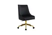 HomeStar Hamilton Velvet Fabric Modern Office Computer Task Desk Chair - Dark Blue