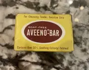 intage Aveeno-Bar Soap Free Small bix w/ soap bar, Sample