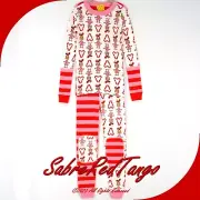 NWT HANNA ANDERSSON ORGANIC LONG JOHNS PAJAMAS DR SEUSS CINDY LOU CANE 160 14