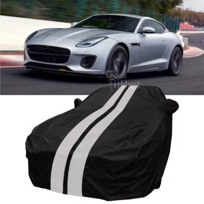 For Jaguar F-Type Indoor Full Car Cover Stain Stretch Dustproof Protection Black (for: Jaguar)