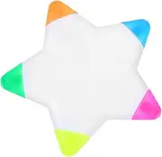 DOITOOL Multicolored Highlighter Pens Portable Star Shape Graffiti Markers DIY Scrapbook Highlighters for Students Adults for Notes Drawing and Journaling