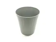 Recycling Waste Basket Trash Can Receptacle Rubbish Bin 15" Tall Metal New Ashes