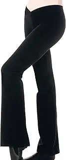 [Body Wrappers] Womens VFRT JAZZ PANT (MT0696) -BLACK -XS
