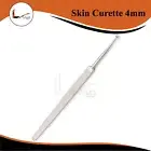 Skin Curette 4mm Plantar Warts Verruca Treatment Dermal Surgical Podiatry