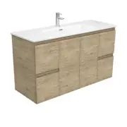 Fienza Jolie Edge 1200 Bathroom Wall Hung Vanity Scandi Oak JOL120S