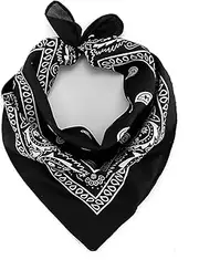 [FASOTY] Bandana Paisley Bandanas Headbands Cowboy Handkerchiefs for Men and Women Multi-Purpose Head Wrap Neck Scarf