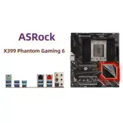 ASRock AMD X399 Motherboard X399 Phantom Gaming 6 Socket TR4 DDR4 SATA3 M.2 NEW