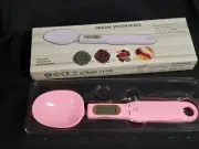 Digital Spoon Scale Pink for Kitchen Food Weight Measuring Precise 500g/0.1g NEW