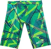 [Jeorge] Boys Competition Swimming Jammers, Chlorine Resistant, 250gsm Lycra, Adjustable Drawstring